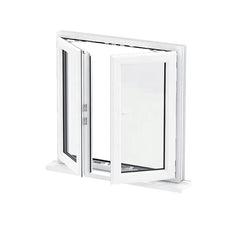 WDMA Australia Standard Premium Vinyl Plastic Frame Glass Casement Pvc House Window