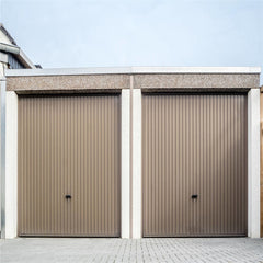 China WDMA black aluminum benefit glass sectional garage motor roller door garage