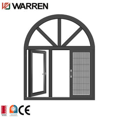 As2047 arc design hinged aluminum casement window