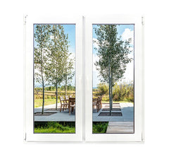 WDMA customized design impact resistant  PVC  swing window