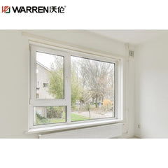 WDMA 90 Window Aluminum Double Pane Impact Windows Casement Turn And Tilt Window Glass