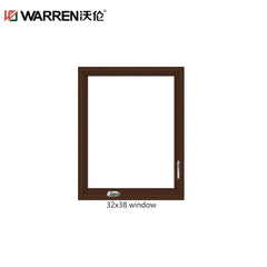 WDMA 32x46 Window Double Glass Aluminium Windows Triple Insulated Windows