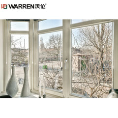 WDMA Double Pane Windows Casement Silver Aluminium Windows Large Aluminium Windows Casement