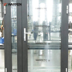 Customized Manufacturer Direct Sales Aluminum Glass French Door Asymmetric Design Openable Side Lite Aluminum Glass Door