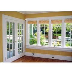 WDMA Swing opening pvc profile windows and casement window upvc material window
