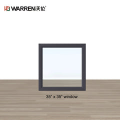 35x35 window casement sliding window high security impact glass aluminum window for sale