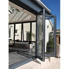 Best-selling Heavy Duty Aluminum Door Double Glazed Sunroom With Folding Door Price