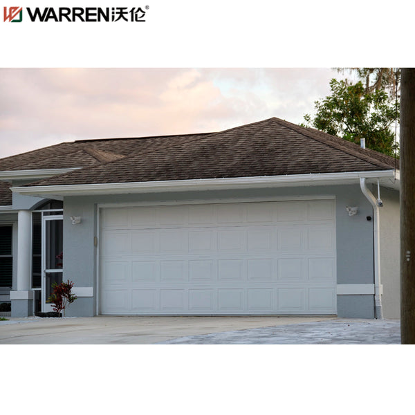 Warren 20ft x 8ft Garage Door Freestanding Garage Door With Side Windows 5x8 Garage Door