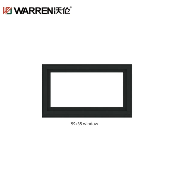 Warren 59x35 Window Aluminum Impact Window Styles Double Pane Hurricane Windows