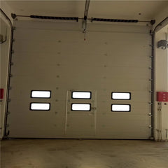 China WDMA automatic aluminum frame glass panel garage door shuttering