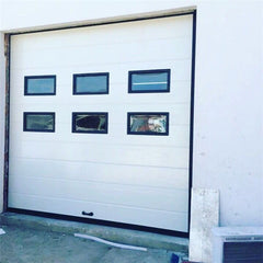 China WDMA aluminum full glass garage doors garage door smart
