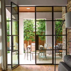 WDMA Entry door hot sale steel door with glass
