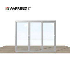 16 x 8 ft sliding door double glass low-E aluminium thermal break