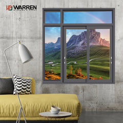 48x48 window modern promotional doors windows tempered glass sound insulation lock sliding windows