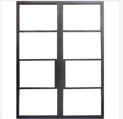WDMA Custom home simple steel window grill design black steel windows cheap steel windows and doors