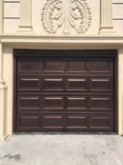 China WDMA Entrance hotel solid wood garage door
