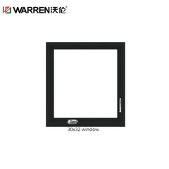 WDMA 32x22 Window Glass Aluminum Window Soundproof Aluminium Windows Insulated