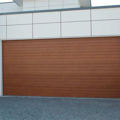 China WDMA Aluminum alloy material frosted glass modern motor garage door