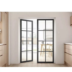 56x80 Exterior Tempered Insulated Glass Aluminum French Casement Doors