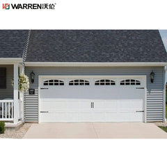 Warren 12x8 Garage Door Smart Garage Door Automatic Garage Door Aluminum Glass Modern