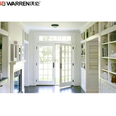 WDMA 30x78 Door French Waterproof Doors 3/0 6/8 Exterior Door Aluminum Glass Arched Interior