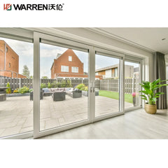 WDMA 144x80 Sliding Aluminium Obscure Glass Grey Bedroom Extra Large Door Replacement