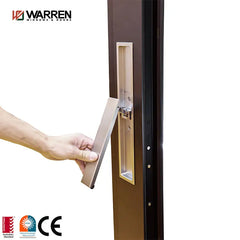 Warren 72x96 Sliding Aluminium Glass Black Distinct Custom Door Exterior