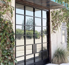 WDMA  Pan-steel windows fancy-steel-grill-design galvanized steel framed black flowwater-based coated windows and doors