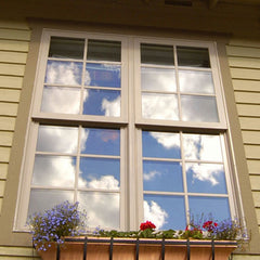 WDMA upvc vertical sash windows with grill india