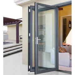 China WDMA safe glass bifold doors