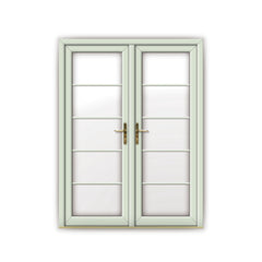 China WDMA China Factory Direct Supply Aluminium French Style Kitchen Cabinet Door French Refrigerator Door for Sale