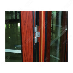 China WDMA waterproof soundproof exterior aluminium glass bi folding patio doors