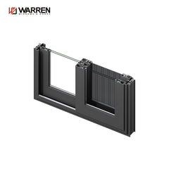 40x60 window China Exterior aluminum tempered glass soundproof supplier factory direct sale