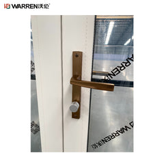 Warren 64x80 White Interior Double Doors With Glass With Double Glazed Interior Door