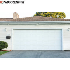 WDMA 12' x 7' Garage Door Tilt Up Garage Door Clear Roll Up Garage Door Glass For Homes