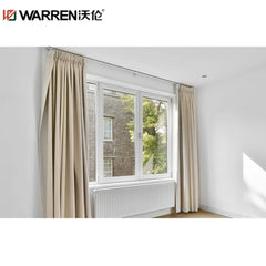 WDMA 12 Window Aluminium Tilt And Turn Windows Double Pane Glass Panels Window Casement Aluminum