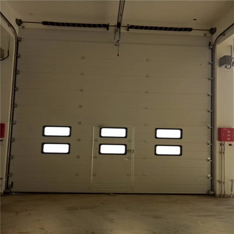 China WDMA aluminum full glass garage doors walk through garage door
