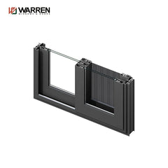 WDMA Metal Frame Sliding Windows Commercial Aluminum Horizontal Sliding Windows Glass