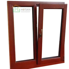 WDMA Swing opening pvc profile windows and casement window upvc material window