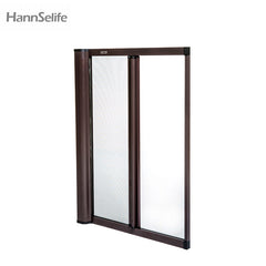 Hansi pet screen sliding window with mosquito rolling net on China WDMA