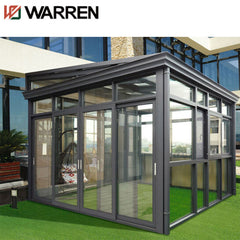 uk standard prefabricated glass aluminum conservatory sunroom