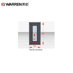 Warren 1x4 Window Small Glass Window Aluminum Simple Window Design Insulated