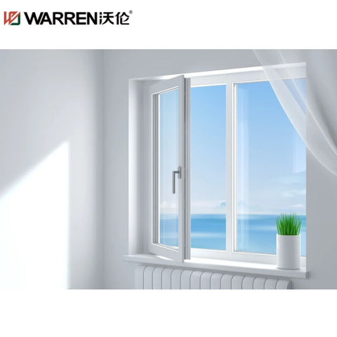 WDMA Triple Glazed Casement Windows 3 Pane Casement Windows White Flush Casement Windows