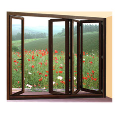 WDMA Double Glazed Glass European Style Customized House PVC Casement Window