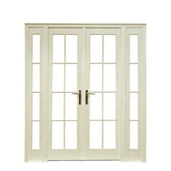 111*32 French door aluminum double glass new design factory directly sale
