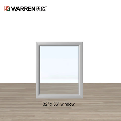 32x36 window professional double glazing aluminium window energy efficient casement window