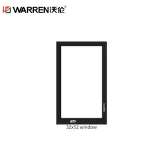 48x60 Tilt And Turn Aluminum Double Glazing Brown Cheap Price Window For Home