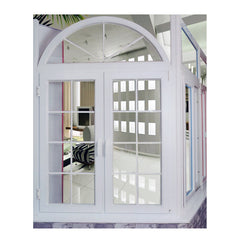 WDMA Acceptable Powder Coated Frame Waterproof PVC Double Glazed Window