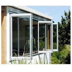 WDMA 4-panel Factory price Aluminium Bi Fold Window Fold Up Glass Windows