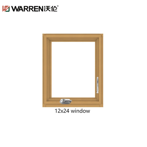WDMA 12x24 Window Triple Pane Casement Windows Flush Sash Casement Windows